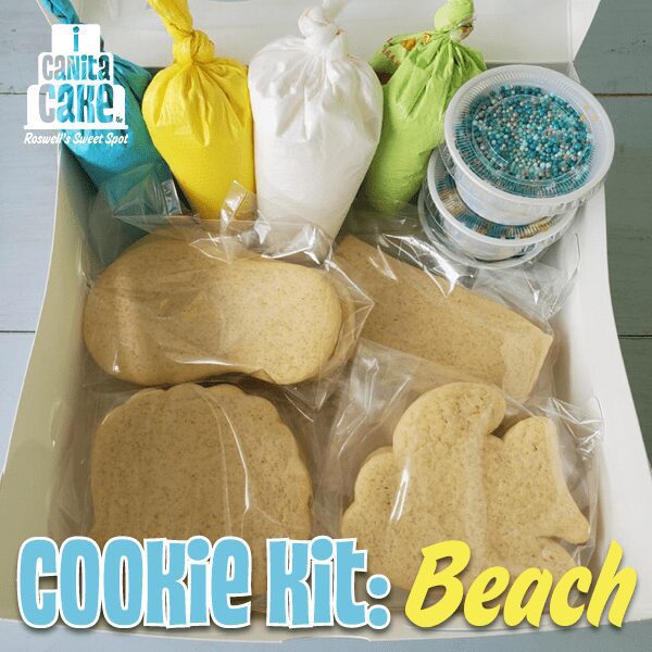 Beach-themed Cookie Kit by I Canita Cake